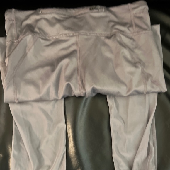 NIKE Leggings Epic Crop Tight Dri-Fit Athletic Pants Running Gray Mesh Capri S - Picture 4 of 7